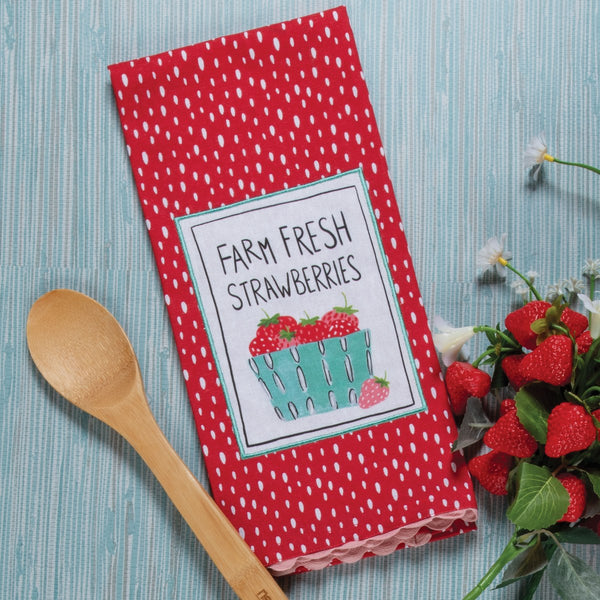 Berry Basket Tea Towel