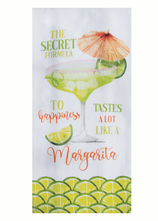 Summer Sippin' Margarita Dual Purpose Terry Towel