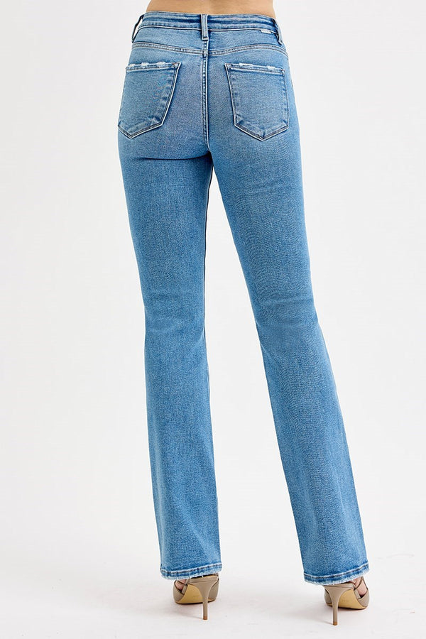 Risen Jeans Tummy Control High Rise Straight Jeans