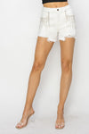 Risen High Rise Rhinestone Shorts