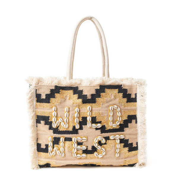 Myra Bag Wild West Sandstone Tote Bag