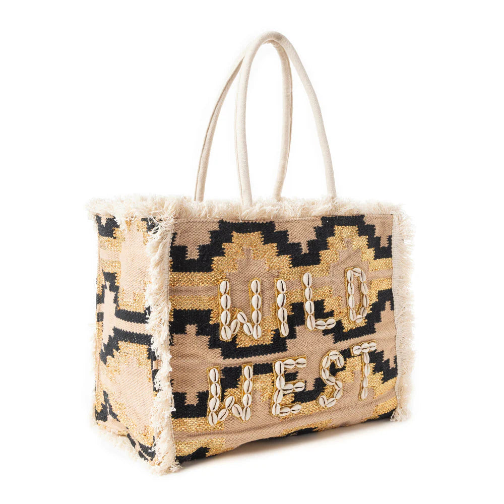 Myra Bag Wild West Sandstone Tote Bag