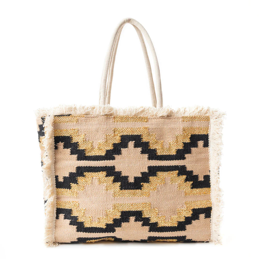 Myra Bag Wild West Sandstone Tote Bag