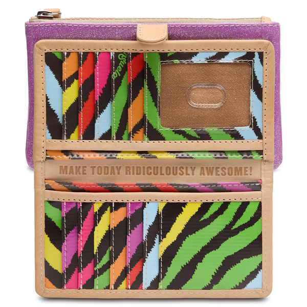 SALE Consuela | Twy Slim Wallet - Blush & Cactus