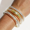 Budha Girl Crystal Sovereign All Weather Bangle® - Blush & Cactus