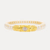 Budha Girl Crystal Sovereign All Weather Bangle® - Blush & Cactus