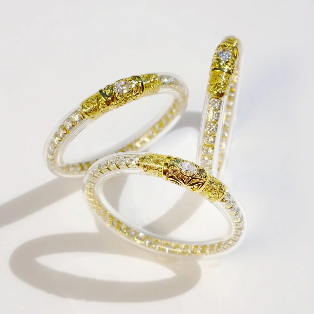 Budha Girl Crystal Sovereign All Weather Bangle® - Blush & Cactus