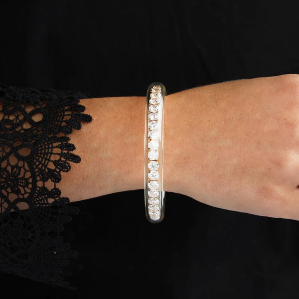 Budha Girl Crystal Sovereign All Weather Bangle® - Blush & Cactus