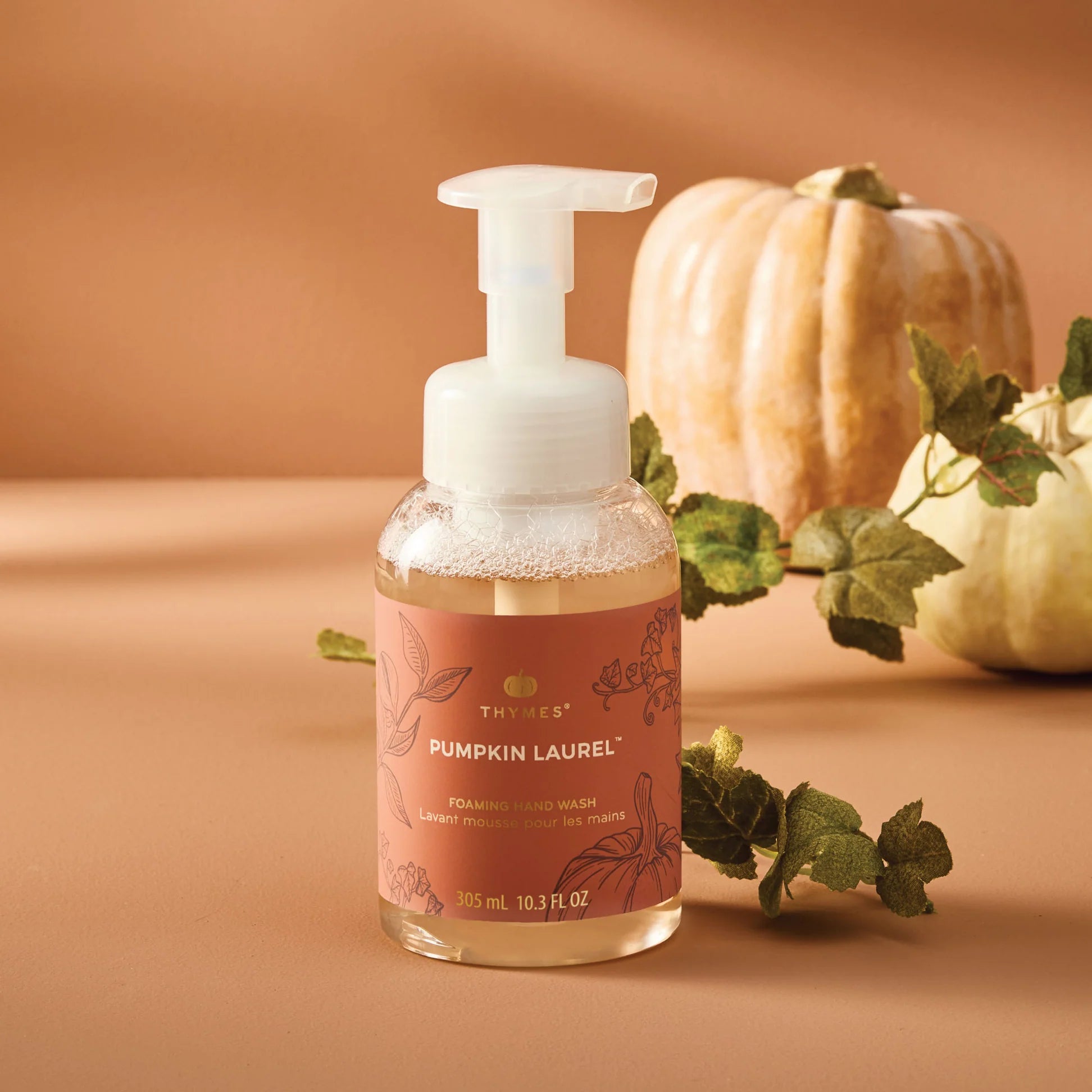 Thymes Pumpkin Laurel Foaming Hand Wash