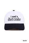 I need a Diet Coke canvas cap - Blush & Cactus