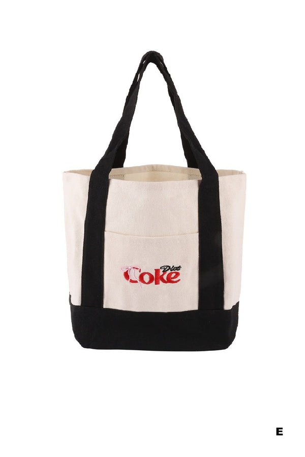 Diet Coke Mini canvas tote bag