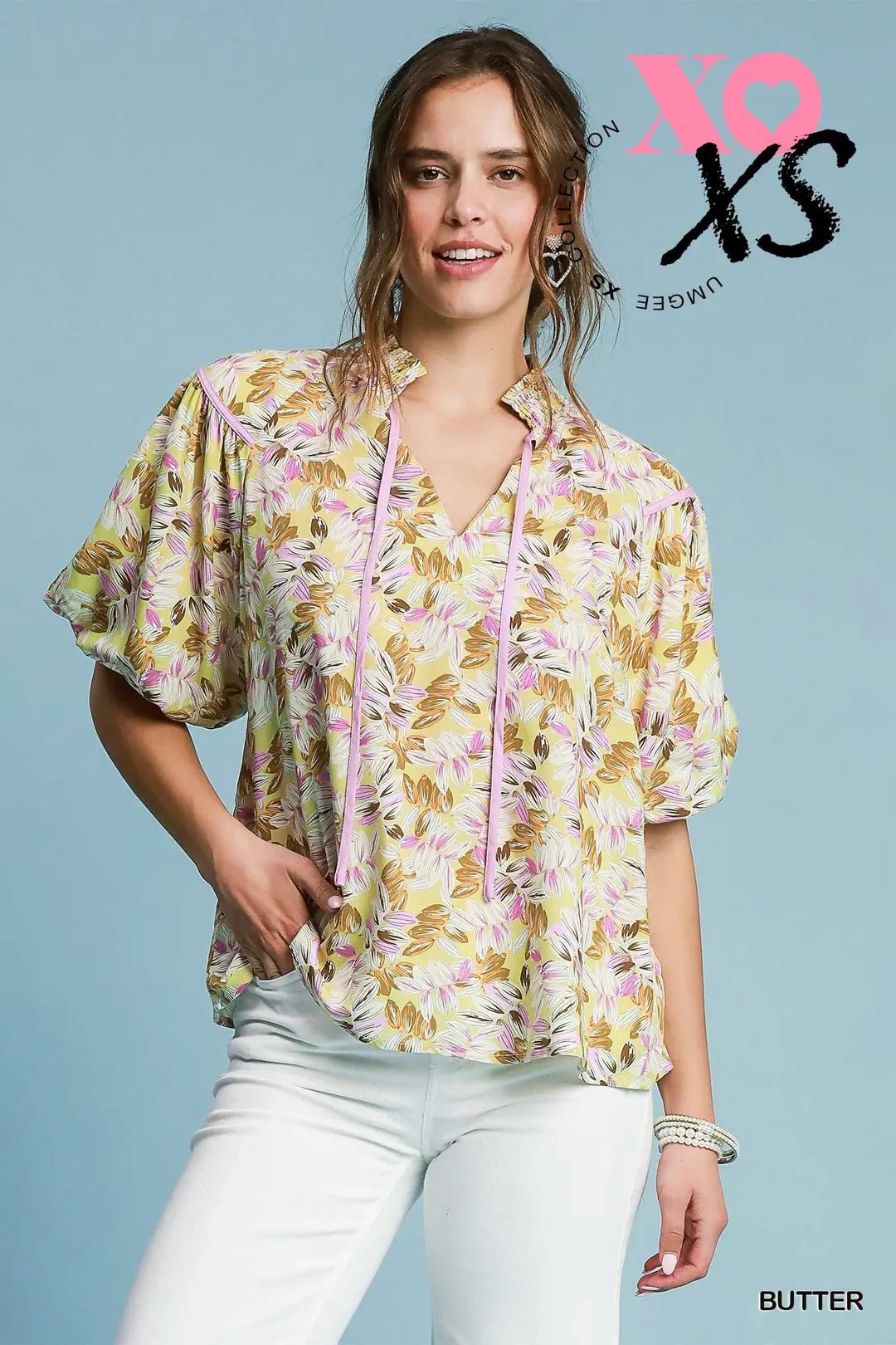 Wildflower Whim Top - Blush & Cactus