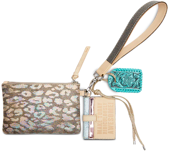Consuela | Iris Combi Wristlet - Blush & Cactus
