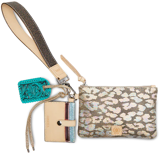 Consuela | Iris Combi Wristlet - Blush & Cactus