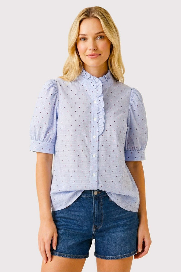 Blue Skies Dot Darling - Blush & Cactus