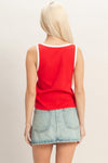 Red, White & You Tank - Blush & Cactus