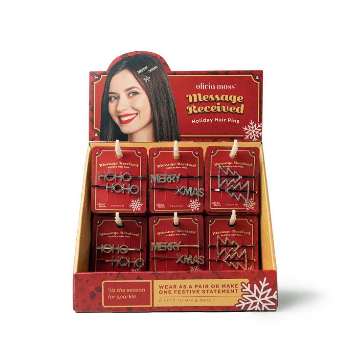 Olivia Moss Bling Hair Clips - Asst styles - Blush & Cactus