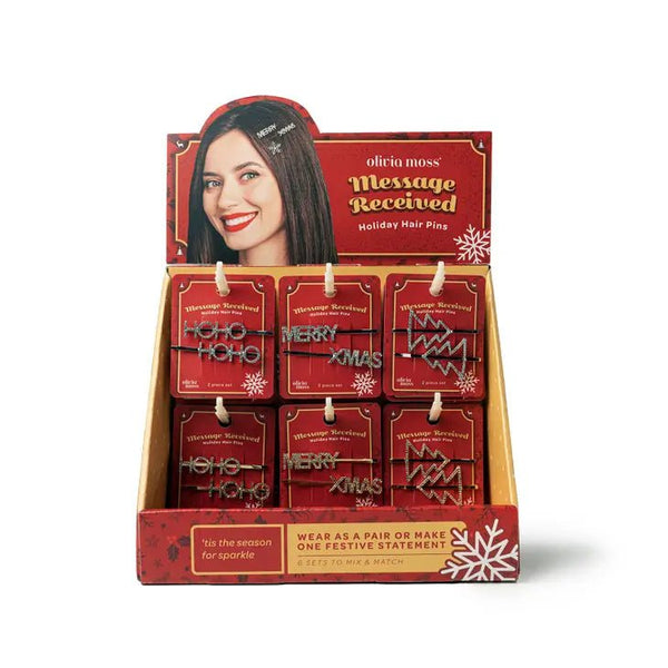 Olivia Moss Bling Hair Clips - Asst styles - Blush & Cactus