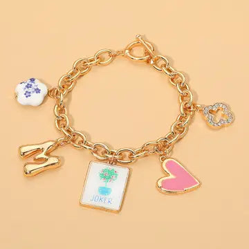 Mahjong Tile Heart Necklace