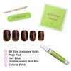 PaintLab Feline Fine Press On Nails - Blush & Cactus