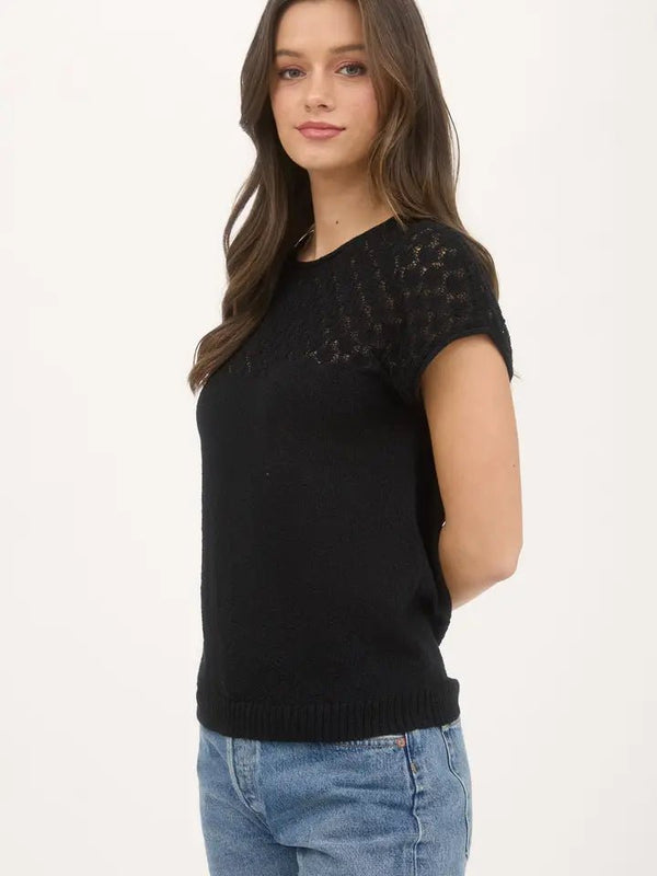 Sienna Tie - Back Sweater - Blush & Cactus