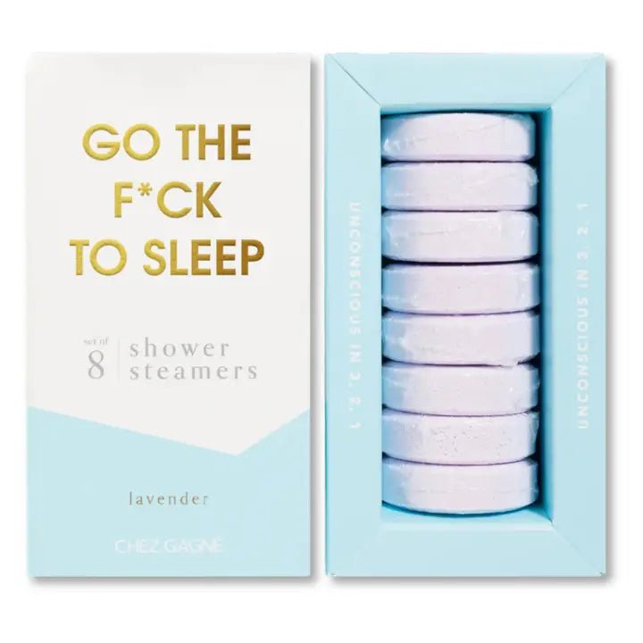 Go the F*Ck To Sleep - Aromatherapy Shower Steamers - Lavender - Set of 8 - Blush & Cactus