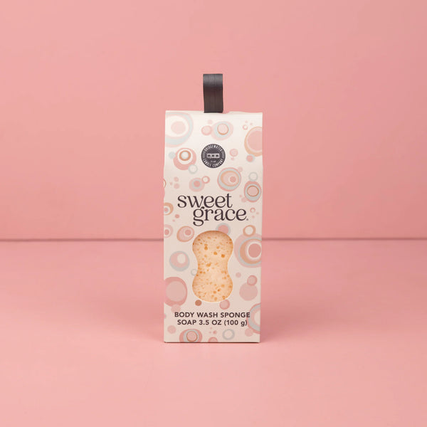 Sweet Grace Body Wash Sponge - Blush & Cactus