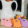 Halloween Wood Scrolled Ghosts, Handmade Halloween Decor - 3 Colors