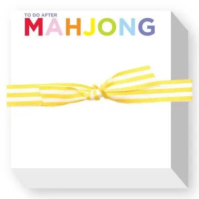 Bridge, Mahjong Chubbie Notepads - Blush & Cactus