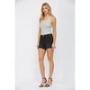 Mica High Rise Split Detailed Shorts - Blush & Cactus