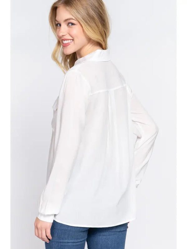 The Clean Slate Shirt - Blush & Cactus