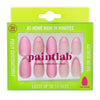 PaintLab Pink Sunset Glitter Press On Nails - Blush & Cactus