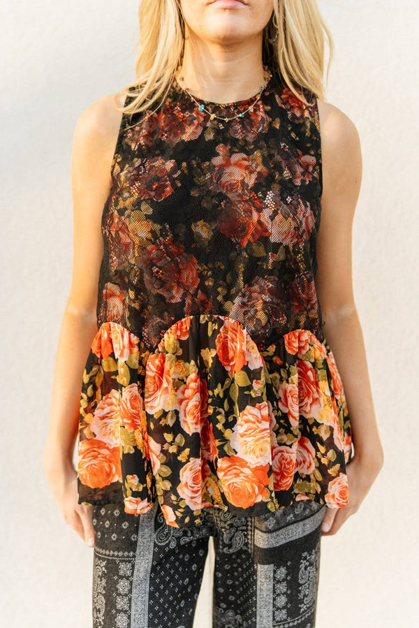 Forever in Bloom Lace Tank