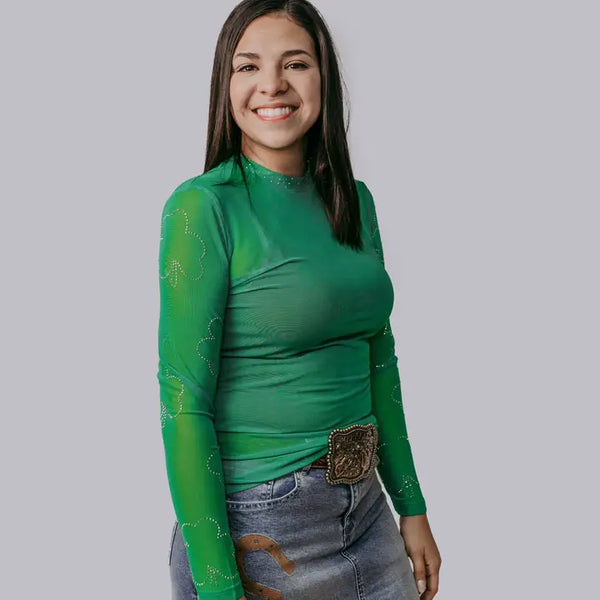 SALE Lucky Mesh Top