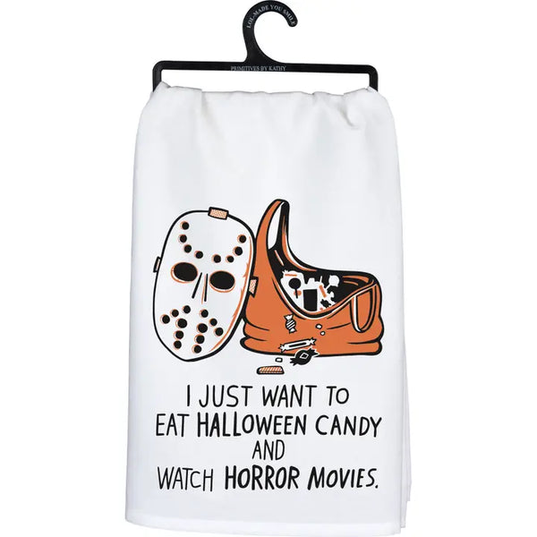 TOTE Eat Candy Watch Movies Kitchen Towel