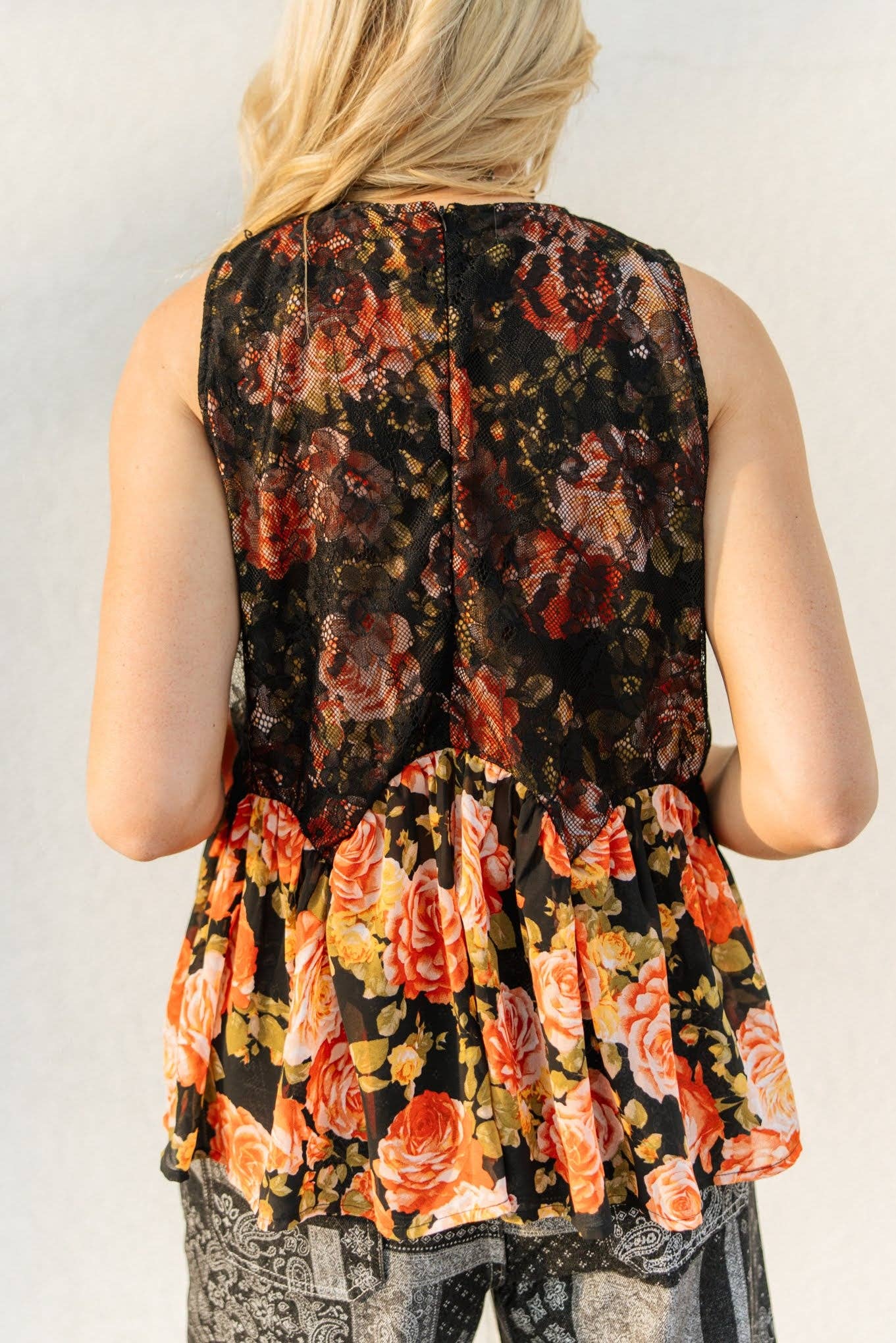 Forever in Bloom Lace Tank