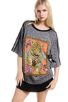 Free Spirit Dreamer Leopard Oversized Tee