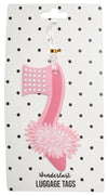 Assorted Silicone Luggage Tags - Blush & Cactus