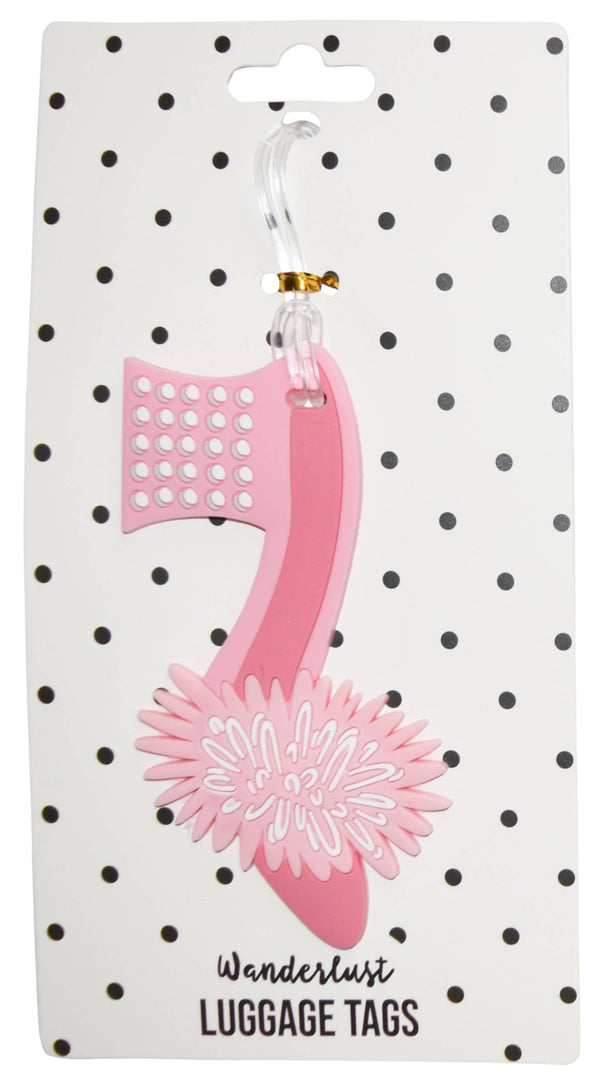 Assorted Silicone Luggage Tags - Blush & Cactus