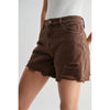 MICA RIGID BOYFRIEND MIDI SHORTS - Blush & Cactus