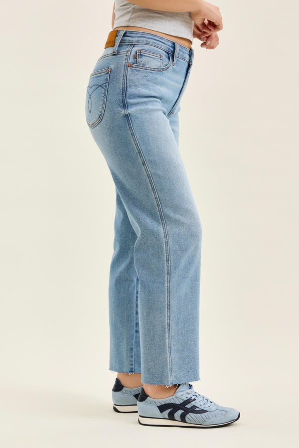 Judy Blue Mr Ankle Straight W/ Bandana Loop