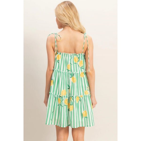 Main Squeeze Dress - Blush & Cactus