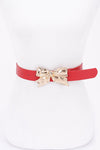 Metal Ribbon Buckle Belt