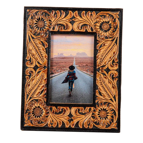 Myra Wyburn Canyon Hand-Tooled Photo Frame