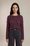 Textured Knit Cropped Cardigan