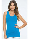 Reversible V or U Neckline Seamless Tank - 8 Colors - Blush & Cactus