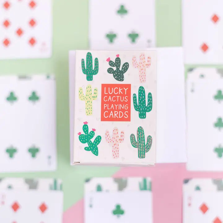 Lucky Cactus Deck of Playing Cards