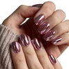 PaintLab Rose Chrome Nails Press On Nails - Blush & Cactus