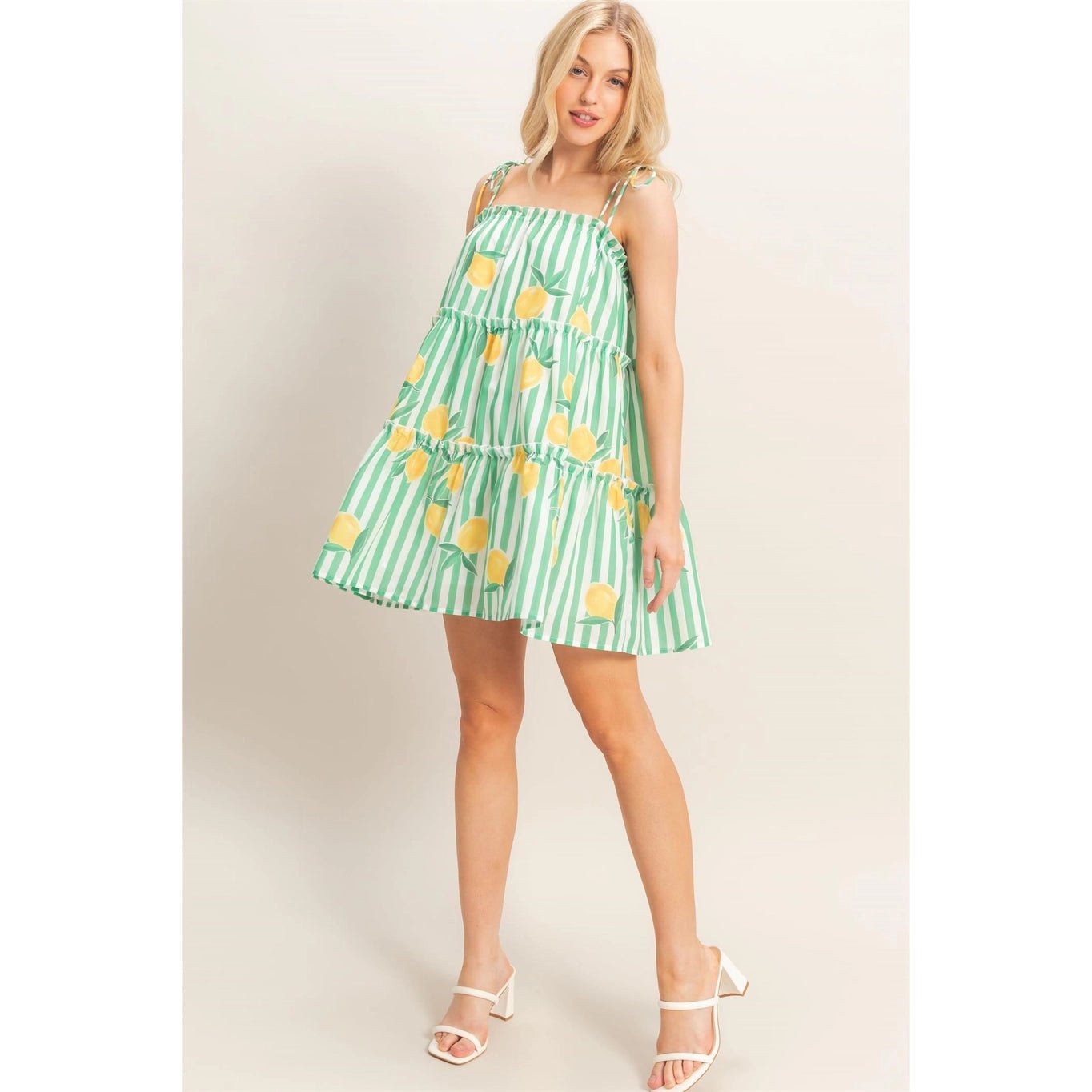 Main Squeeze Dress - Blush & Cactus