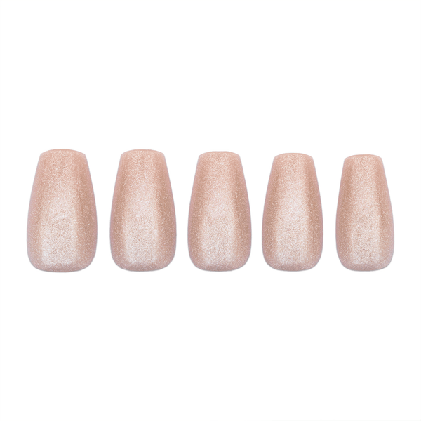 PaintLab Shimmer & Glow Press On Nails - Blush & Cactus
